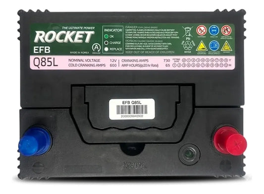 Bateria Start Stop Q85 Rocket 65ah 600cca Mazda 3 Cx3 Cx5
