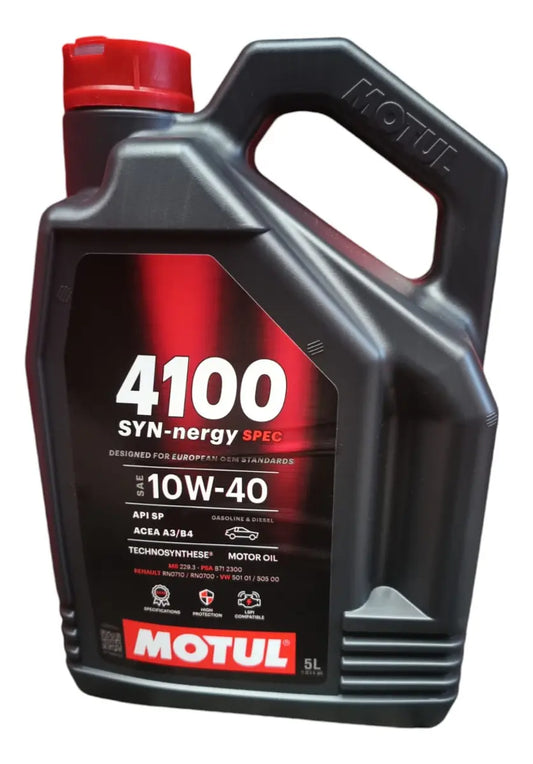Aceite Motul 4100 Syn-nergy 10w40 X 4LT MERCEDE PSA VW 501 RENAULT