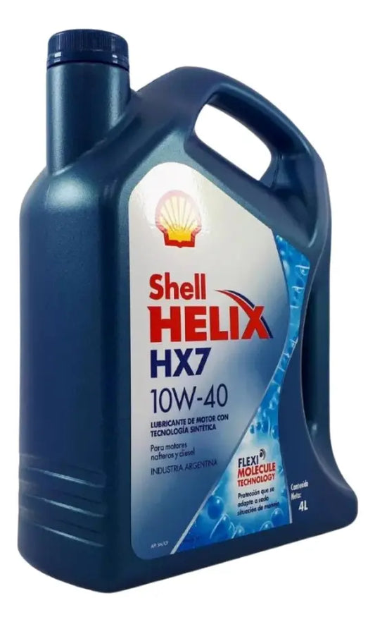 Bidón de aceite Shell Helix Hx7 10W-40 4L