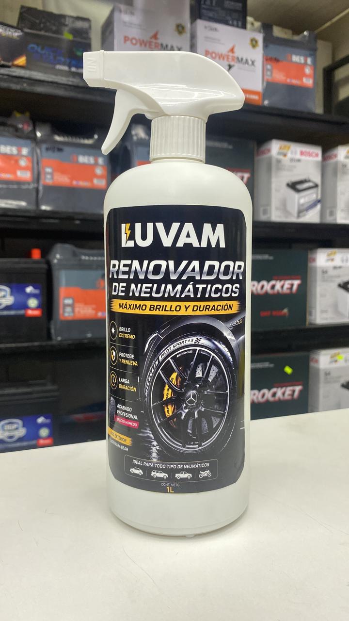 RENOVAOR DE GOMA LUVAM EXTRA BRILLANTE 1 LITRO