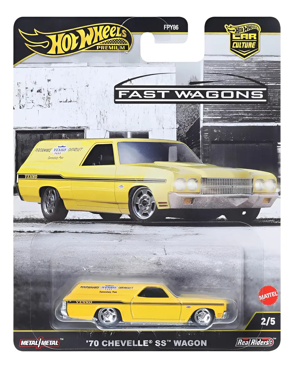 Hot Wheels 70 Chevelle Ss 1:64 Fast Wagons Premium 2025