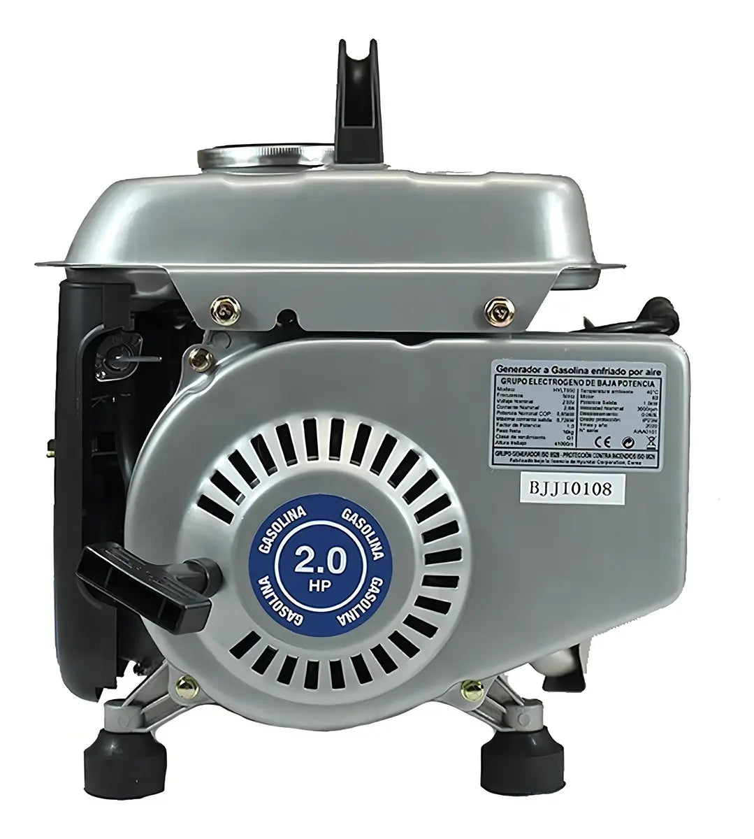 Generador Hyundai 82hylt950 Monofásico mezcla 0.72 Kva