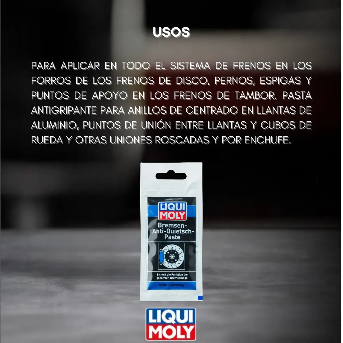 Pasta Antichirrido Para Frenos Liqui Moly Anti-quietsch 10 G