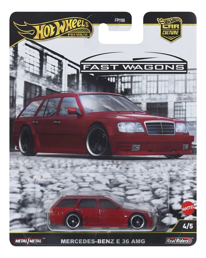 Hot Wheels Fast Wagons Mercedes Benz E 36 Amg Color Rojo