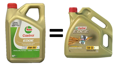 Aceite para motor Castrol sintético 5W-30 para auto/camioneta x 4L