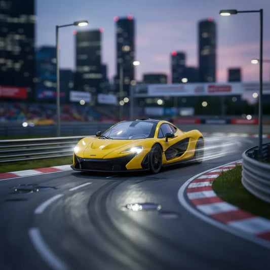 Auto Escala Mclaren P1 Luces Led Full Detalles Puertas