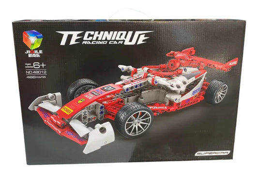 Technique Auto Carreras Rojo Set 468 Piezas Bloque