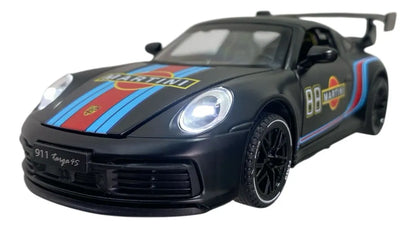Auto A Escala 1/32 Porsche 911 Luces Puertas Capot