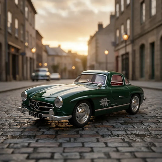 Auto Escala 1/32 Mercedes Benz 300sl Metal Luces