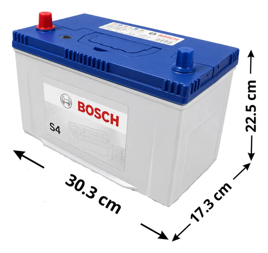 Batería Bosch 90 ah  730cca 105d31r positivo izquierdo