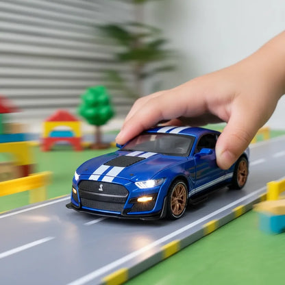 Auto Escala 1/32 Ford Mustang Gt 5.0 Luces Habre Puertas Mal