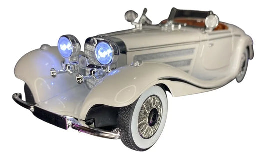 Auto Escala 1/24 Mercedes Benz 500k Tira Humo Escape Luces