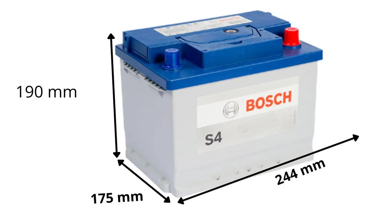 Batería Bosch S4 55dh-h5-b 55ah 460 Cca - Positivo Derecho