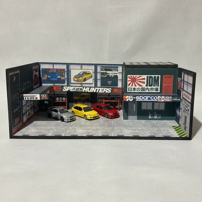 Diorama Estacionamiento Garage Escala 1/64 Autos Colección