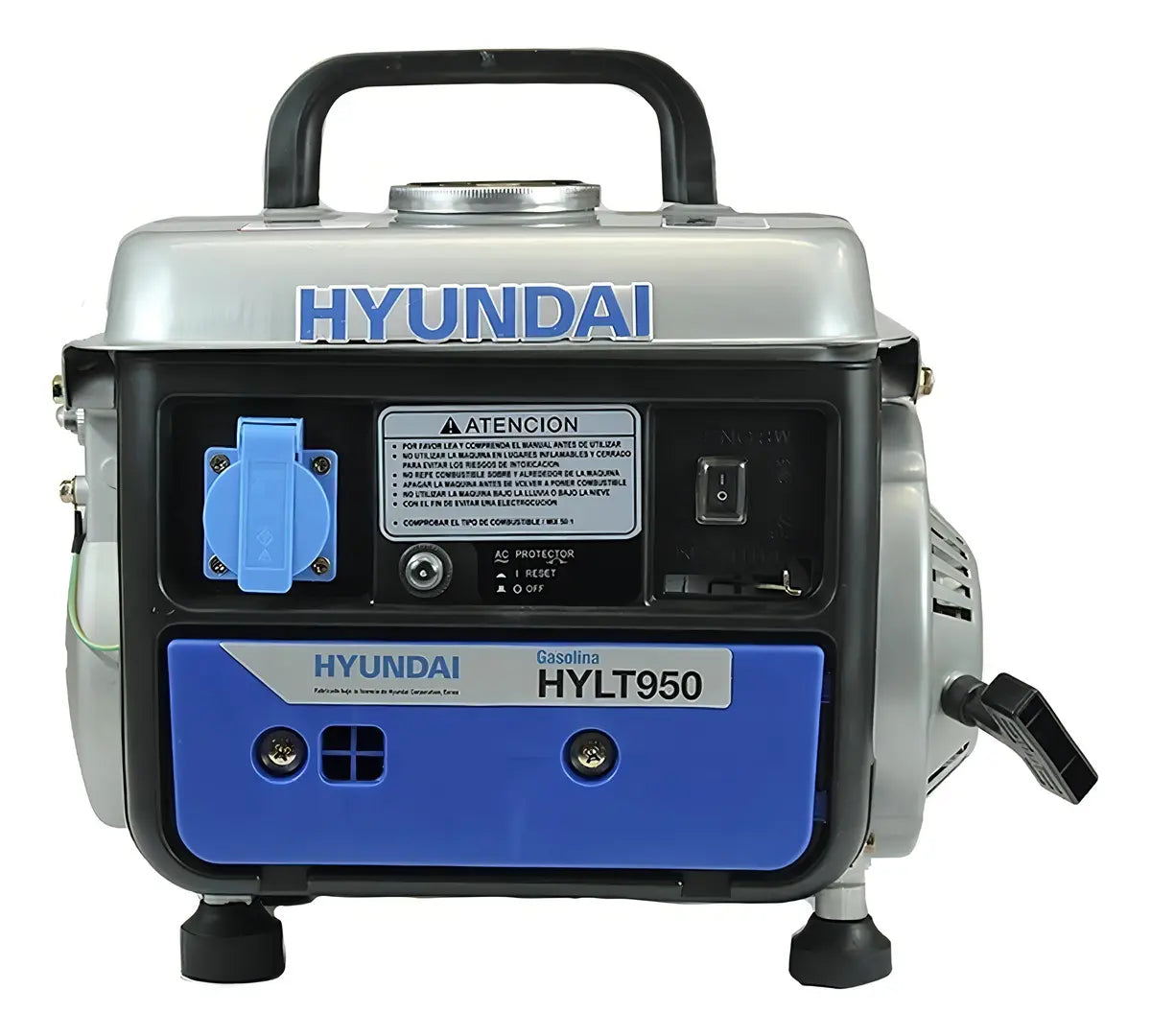 Generador Hyundai 82hylt950 Monofásico mezcla 0.72 Kva