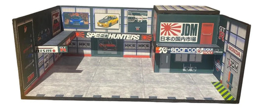 Diorama Estacionamiento Garage Escala 1/64 Autos Colección