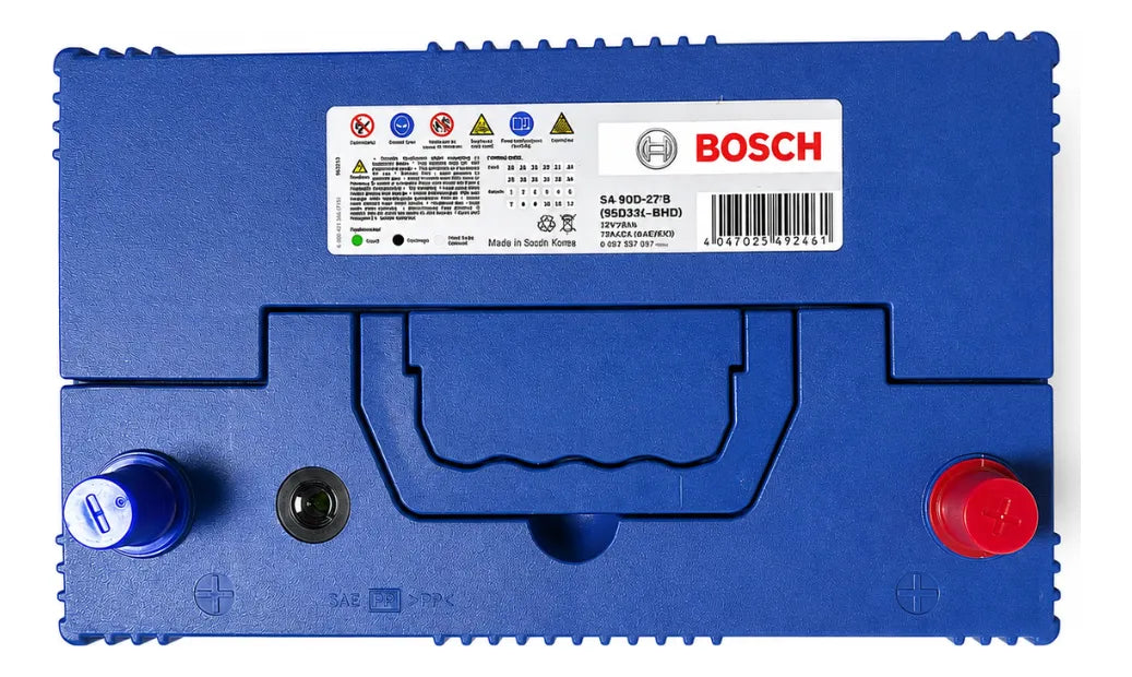Batería Bosch 90ah 730 cca positivo derecho 105d31l