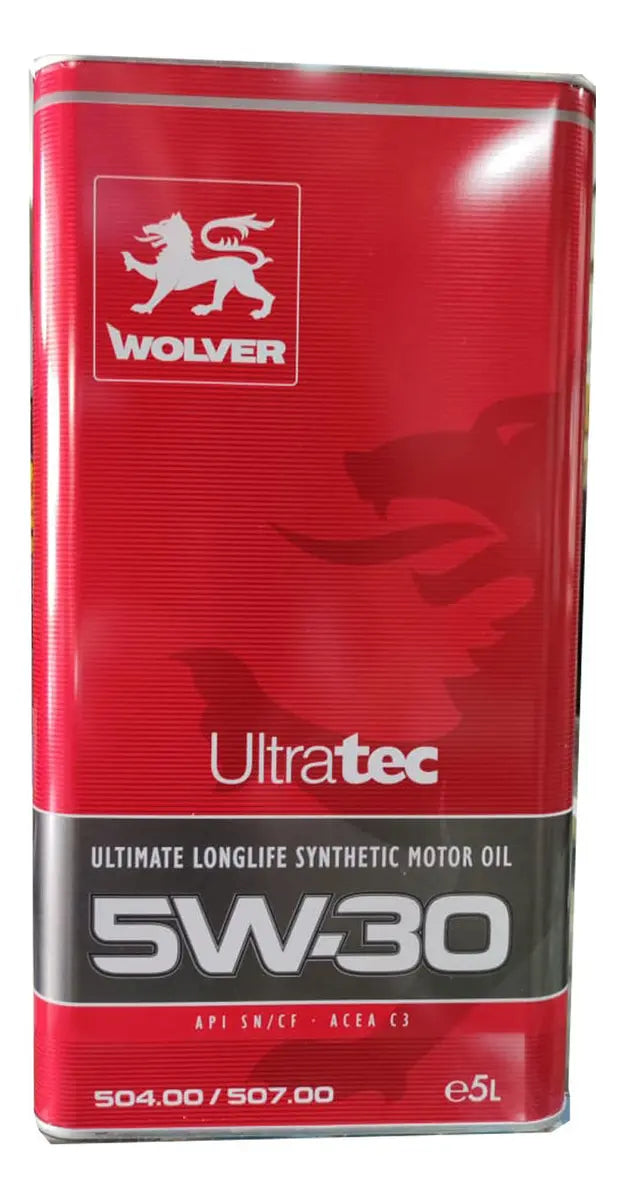 Aceite Wolver Ultratec A1 5w30 X 5 Litros 100% Sintetico