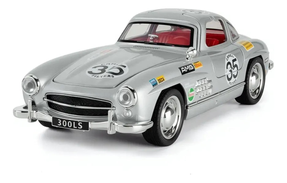 Modelo A Escala 1/32 Mercedes 300sl Sedán Deportivo En Metal