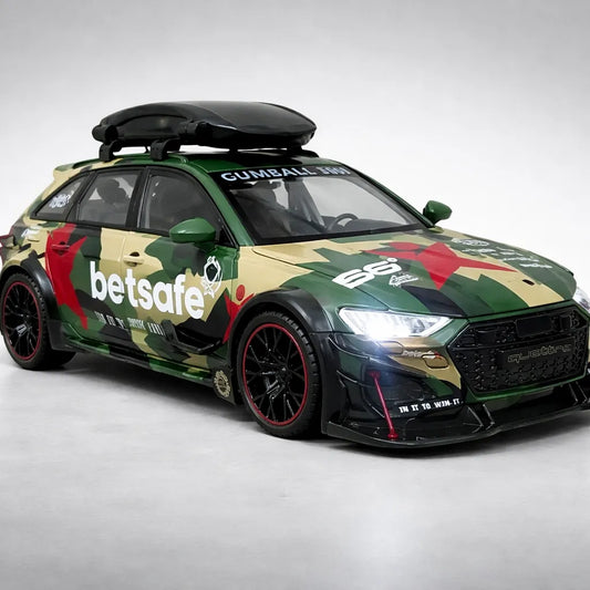 Auto Escala Audi Rs6 Luces Habre Puertas Capot Maletero