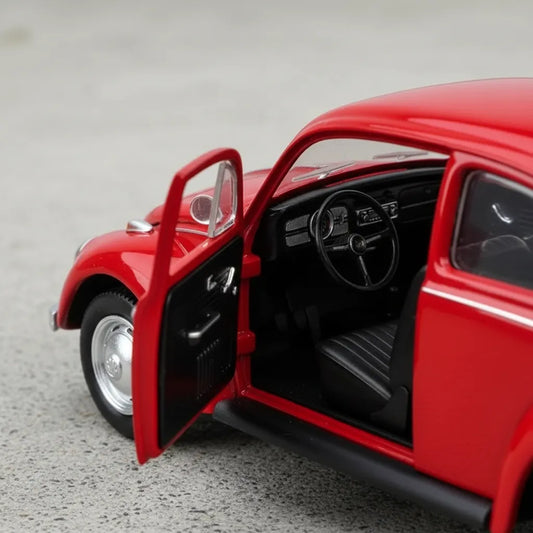 Auto Escala 1/24 Volkswagen Beetle Luces Habre Puertas Capot