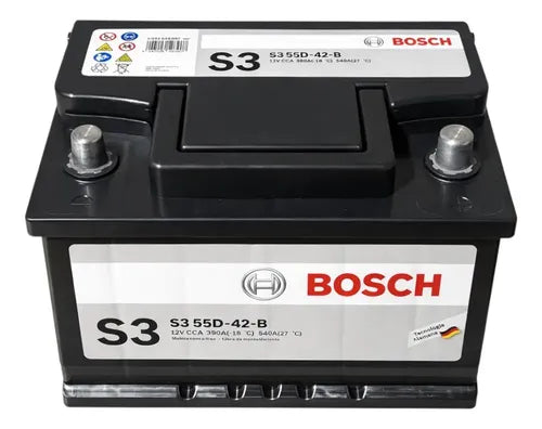 Batería Bosch S3 55d 55ah 390a 12v - Auto/camioneta