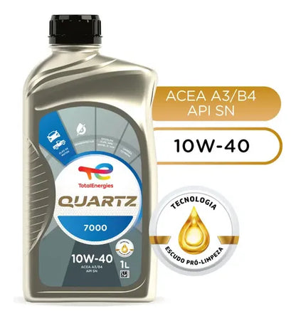 Lubricante Motor 10w40 Total Quartz 7000 1 Litro