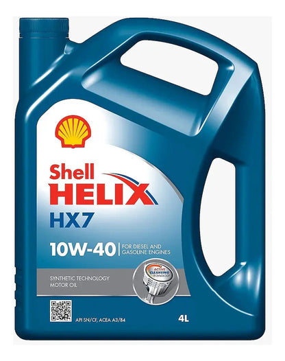 Bidón de aceite Shell Helix Hx7 10W-40 4L