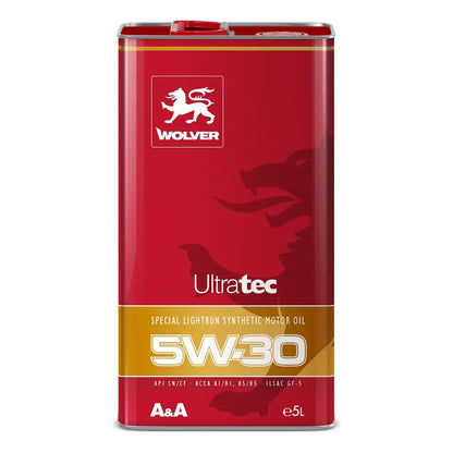 Aceite Wolver Ultratec A1 5w30 X 5 Litros 100% Sintetico